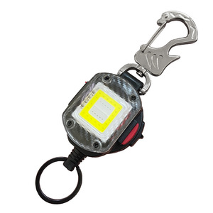 Illuminated <b>Pull</b> Tab Outdoor Led <b>Light</b> Telescopic Buckle With Carabiner For Fishing And Hiking - Product Image 5