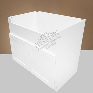 USA Warehouse Fast Delivery to Your Door 24-29.9in Plywood <strong>Apron</strong> Sink Base Cabinet White RTA <strong>Kitchen</strong> Ready Assemble - Product Image 2