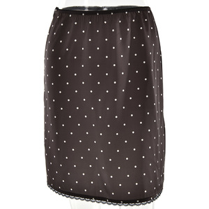 High Waist Polka Dot Midi <b>Skirt</b> Chiffon Women's <b>Skirt</b> With Micro <b>Elasticity</b> For Straight Cylindrical Body Type - Product Image 5