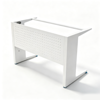 Table de formation fixe pour bureau, salle de conférence, salle de classe, école, avec plateau en MFC, structure métallique robuste, bureau de travail pour l'étude