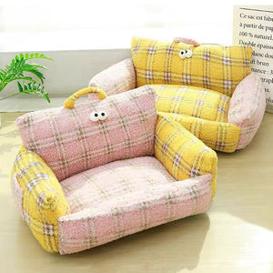 Venta al por mayor de material de tela ecológico, sofá cama para perros, embalaje de cartón universal para todas las estaciones, extraíble, lavable, felpa, ojos grandes - Product Image 3