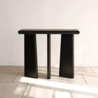 Table d'entrée en bois massif de luxe moderne, table console créative pour salon, style Wabi Sabi, meubles de couloir, décoration intérieure