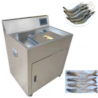 Machine électrique commerciale à éviscérer et peler les crevettes, en acier inoxydable 304, haute efficacité, avec coupe-dorsal pour crevettes papillon