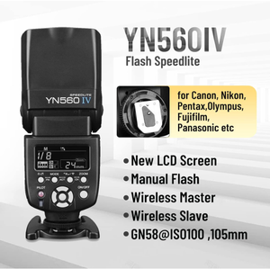 <span class=keywords><strong>Flash</strong></span> Speedlite <span class=keywords><strong>Yongnuo</strong></span> YN560IV, radio sans fil 2.4G, fonction maître/esclave pour appareils photo reflex numériques <span class=keywords><strong>Canon</strong></span>, Nikon, Sony, Fuji - Product Image 3