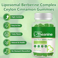 Gummies OEM L-Théanine 9-en-1 : Compléments Anti-Stress avec Ashwagandha, 5-HTP, GABA, Magnésium pour le Calme, le Sommeil et la Relaxation