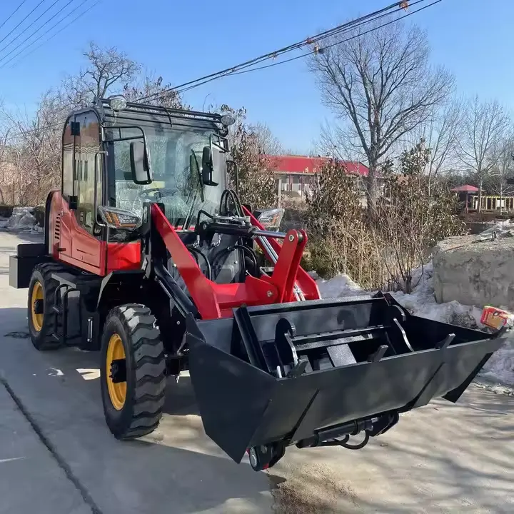 Livraison rapide petite chargeuse sur pneus moteur kubota chargeuse sur pneus haute qualité télescopique EPA CE chargeur pas cher