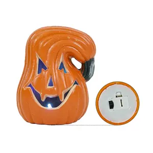 Accessori per feste Halloween Jack O lanterne Trick Or Treat decorazione esterna lanterna spaventosa Led zucca per il commercio all'ingrosso