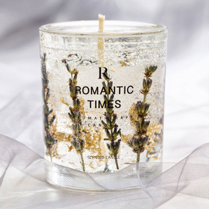Bougies parfumées décoratives, sans fumée, pour aromathérapie, boite de 10 pièces, en feuille d'aluminium, transparente or - Product Image 6
