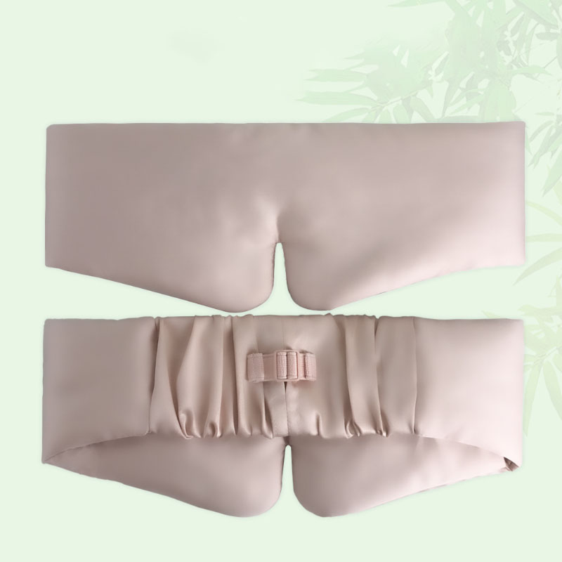 bamboo fiber +satin silk pink