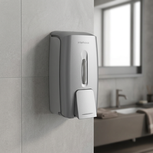 Distributeur de savon rectangulaire en bois de cèdre fait main - Design moderne du milieu du siècle, écologique, durable, léger, accessoire de salle de bain - Product Image 2