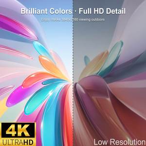 Televisor para Exteriores de 55 y 65 Pulgadas, IP65 Impermeable, Google TV 4K, 1000 Nits, Legible Bajo la Luz Solar, Antideslumbrante, HDR, para Piscina, Patio Trasero, Bar, Hotel - Product Image 2