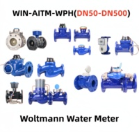 En stock DN80 Compteur d'eau Woltman à bride en acier inoxydable 316L IP68 Transmission de données LoRaWAN ISO 4064