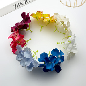 Guirnalda de Flores de Hortensia de 7cm, Flores Artificiales para Decoración del Hogar y Accesorios de Fotografía de Bodas - Product Image 2