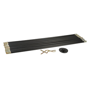 Juego de herramientas de limpieza de tuberías con cepillo de disco, cerdas de nailon de 0,5 mm, kit de desobstrucción multifuncional ajustable para tuberías de alcantarillado - Product Image 3