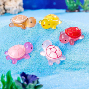 Bán Buôn 10-Màu Sáng Nhựa Rùa Biển Ít Phát Sáng Polyresin Đồ Trang Trí Sân Vườn Cho Trang Trí Nội Thất Sân Vườn - Product Image 3
