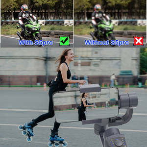 <span class=keywords><strong>Stabilisateur</strong></span> de cardan mobile intelligent pliable à trois axes avec suivi facial et éclairage supplémentaire pour la photographie - Product Image 3