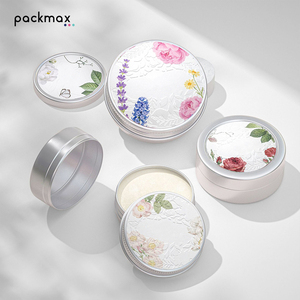 Factory Aluminum Tin Wholesale - Empty Solid Perfume Container Aroma Balm <b>Box</b> Portable <b>Small</b> Jar for Scented Balm - Product Image 1