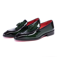 Chaussures Oxford de luxe pour hommes en cuir véritable, bout carré, fermeture à boucle, chaussures de mariage et de soirée, doublure en cuir de vache, semelle en caoutchouc