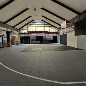 Noise Reduction Flooring for Basketball Court FIBA <strong>3x3</strong> Basketball Court Flooring Full Cushion Bottom <strong>Tile</strong> - Product Image 3