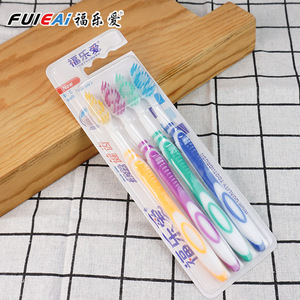 Fuleai Toothbrush Soft Bristle 4 Pack Adult Oral Care Manual Toothbrush - Product Image 2