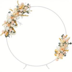 Soporte Circular para Globos Party Love de 2 Metros, Color Blanco Metálico, Decoración Resistente para Fiestas, para Globos y Flores, Cumpleaños, Fiestas de Adultos - Product Image 1