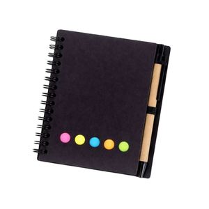 Custom Logo Kraft Paper Notepad Memo <b>Pad</b> Sticky Notes Organizer Spiral Bound <b>Notebook</b> with Ballpoint Pen - Product Image 3