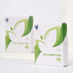 Nuovo prodotto potenza di lavaggio detersivo per bucato naturale fogli di carta migliore fogli asciugatrice