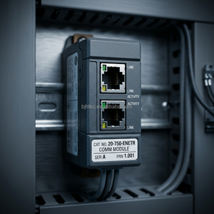 โมดูลไดรฟ์ AC สามเฟสแบบ Dual Port EtherNet/IP รุ่น 20-750-ENETR ระดับ IP65 สำหรับใช้กับคอมเพรสเซอร์อุตสาหกรรม PF750 และมอเตอร์ - Product Image 2