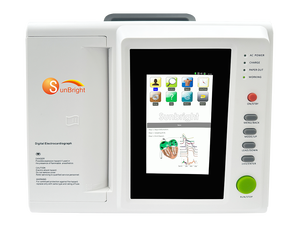 Electrocardiógrafo Portátil de 12 Derivaciones y 12 Canales SUN-6121, Diseño Compacto, para Detección Cardíaca en Múltiples Departamentos - Product Image 2