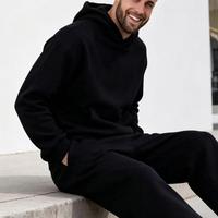 Hoodie dengan Lapisan Fleece Tebal, Hoodie Oversize, Set Hoodie dan Celana Panjang 2 potong, Langsung dari Pabrik