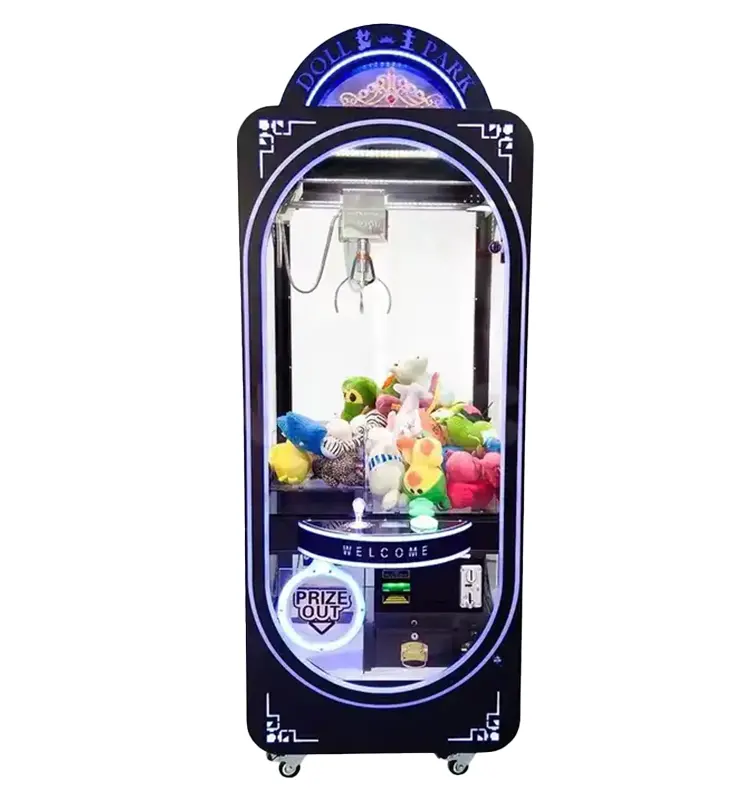 Mainan mesin Game Arcade yg dioperasikan koin Claw Crane Machine hadiah Vending boneka Crane Claw Game