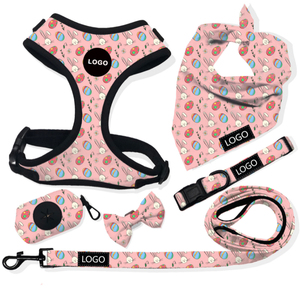 Yeni sıcak satış köpekler kadife köpek koşum gerçek aşk toptan için - Product Image 5