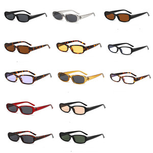 Logo Custom 2026 Vintage Men Women Leopard Print Square Sun Glasses UV400 Clear Lens Shade <b>Small</b> <b>Frame</b> Rectangle <b>Sunglasses</b> - Product Image 6