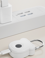 Cadenas intelligent à empreinte digitale, rechargeable avec câble de sécurité pour une conception antivol tout-en-un polyvalente sans clé