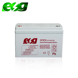 Batterie au plomb ESG adaptée 12V 100Ah 110Ah 120Ah MF VRLA à décharge profonde pour stockage d'énergie solaire - Product Image 4