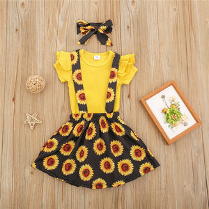 Conjuntos de Ropa Casual de Verano para Niños, 2 Piezas, Estampado Floral, Conjuntos de Ropa para Bebés Niñas, Conjuntos de Ropa para Niñas Pequeñas - Product Image 3