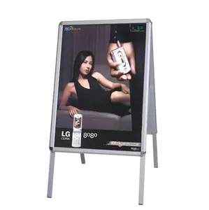 Roadside Stoepbord Poster Front Open Veranderen Snap Board Floor Stand A0/A1/A2 Size Display
