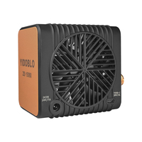Nouvelles lampes LED COB pour caméra avec ventilateur de refroidissement 150W bicolore