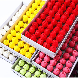 DREA Bouquet de têtes de <span class=keywords><strong>fleurs</strong></span> <span class=keywords><strong>artificielles</strong></span> décoratives pour la Saint-Valentin et les cadeaux de Thanksgiving. - Product Image 5