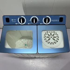 Lavaggio elettrico secco marca grande capacità 15kg secchio di plastica oro polvere domestico semi-automatico doppio secchio lavatrice - Product Image 5