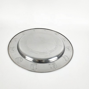 Piatto Decorativo in Metallo per Matrimoni, 12 Pollici, Acciaio Inossidabile Oro/Argento/Nero, <span class=keywords><strong>Sottopiatti</strong></span> in Metallo - Product Image 6