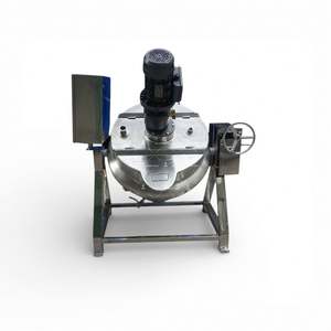 Mélangeur de cuisson en acier inoxydable pour bonbons aux cacahuètes, sucre, cuve de cuisson, chaudière à double enveloppe, agitateur planétaire, pompe de boulangerie, roulement - Product Image 5