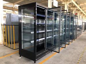 Vitrine Multideck de refroidisseur de porte en verre de volume superbe d'affichage avec la porte en verre énorme - Product Image 4