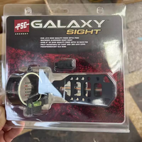 Visée pour arc à poulies à 5 broches, fibre optique 0,019 pouces avec lumière LED, main gauche/droite, accessoire de chasse et de tir en plein air