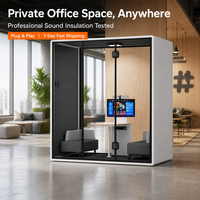 Cabine de travail de bureau, pod de réunion, écologique, modulaire et mobile. Cabine de bureau, cabine privée pour le bureau en intérieur