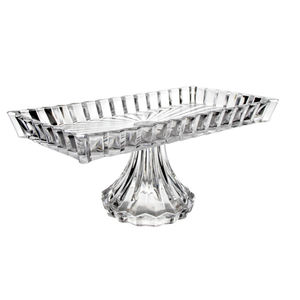 Grande <span class=keywords><strong>assiette</strong></span> <span class=keywords><strong>rectangulaire</strong></span> longue en cristal <span class=keywords><strong>transparent</strong></span> pour bonbons au sucre et au chocolat <span class=keywords><strong>Assiette</strong></span> à dessert sur pied <span class=keywords><strong>Assiette</strong></span> à bol - Product Image 3