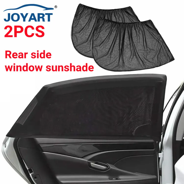 2Pcs/set Universal Car Baby Sun Shade Side Window Sunshade Stretch Mesh Cover