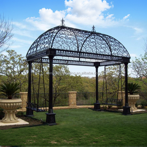 Gazebo <span class=keywords><strong>de</strong></span> hierro fundido y <span class=keywords><strong>casa</strong></span> verde - Product Image 6
