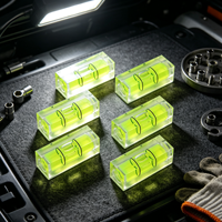 Mini niveau à bulle portable en plastique, indicateur de niveau, outil de bricolage pour la maison, accessoires pour armoires, meubles et trépieds