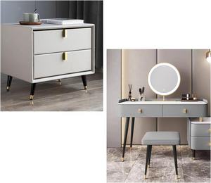 4 piezas oblicuas 40cm/16 pulgadas Metal hierro escritorio silla patas negro y dorado-para sala de estar dormitorio hogar Oficina muebles - Product Image 3